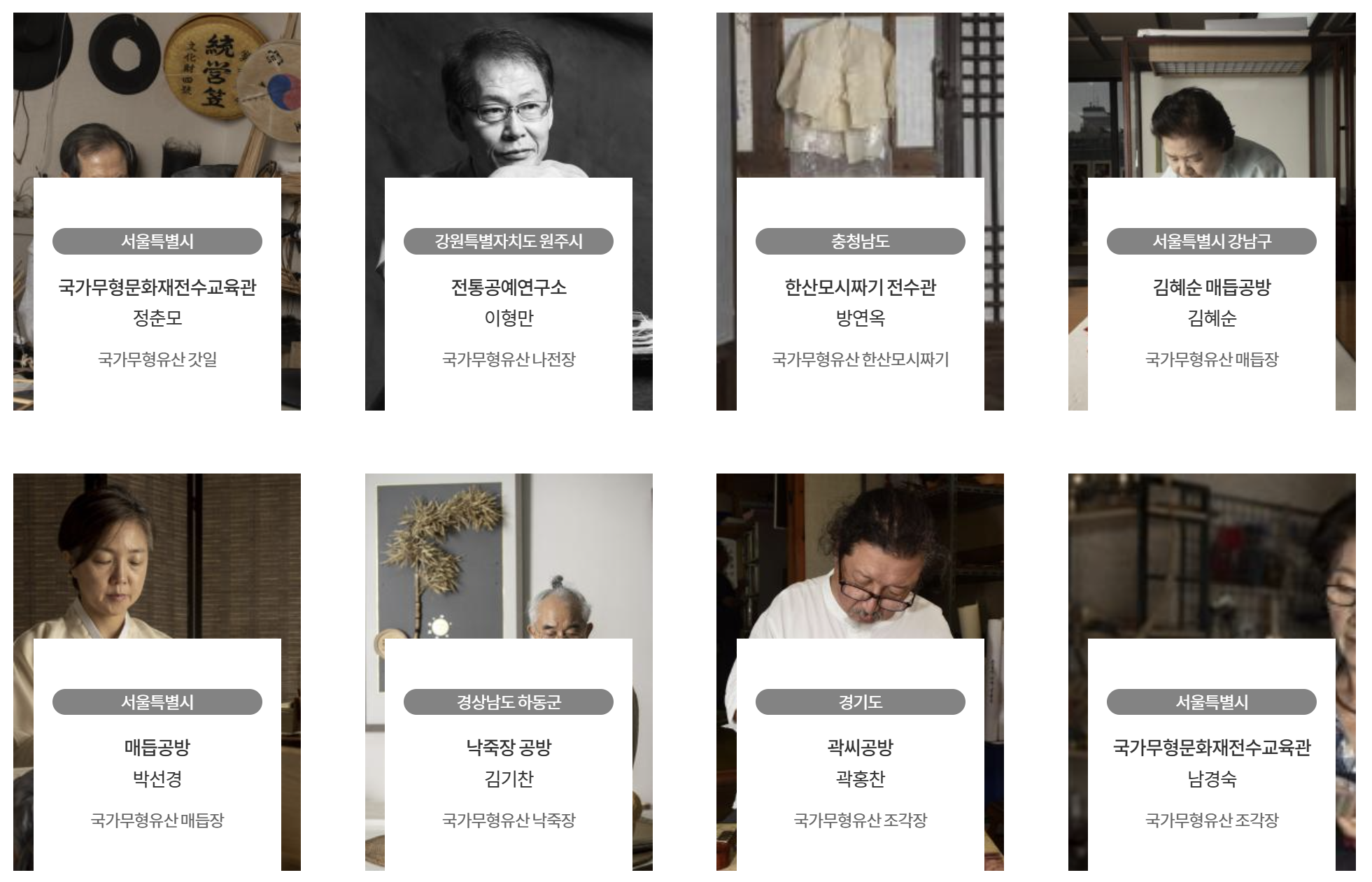 무형유산 전승지원 통합플랫폼 ISMP 수립